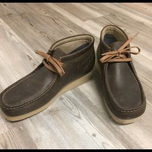 NWOT Clarks Men’s Stinson High Top Wallaby Boots